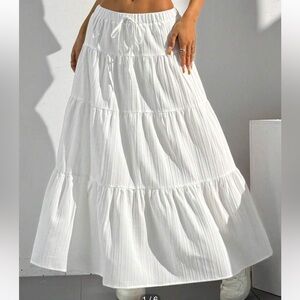 White Maxi Skirt